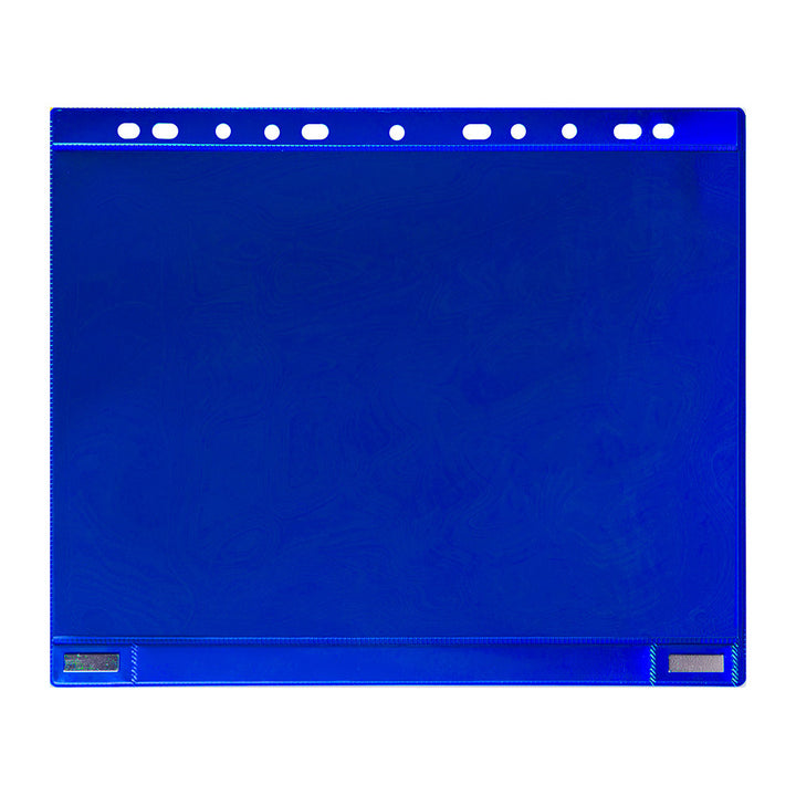 Pochette perforée magnétique A4- recto/verso - bleu