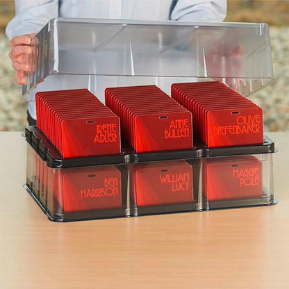 Boite rgmt pr 100 badges p/2