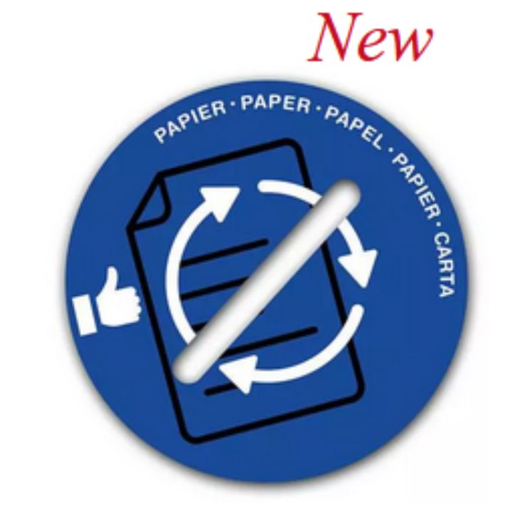 Couvercle tri selectif -papier