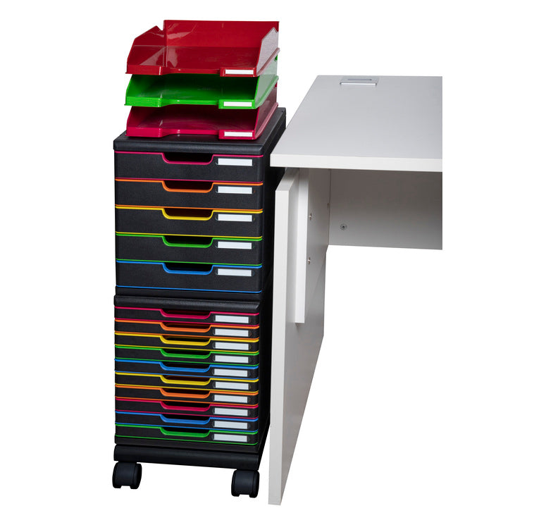 Set support sur roulettes pour module classement-série modulo