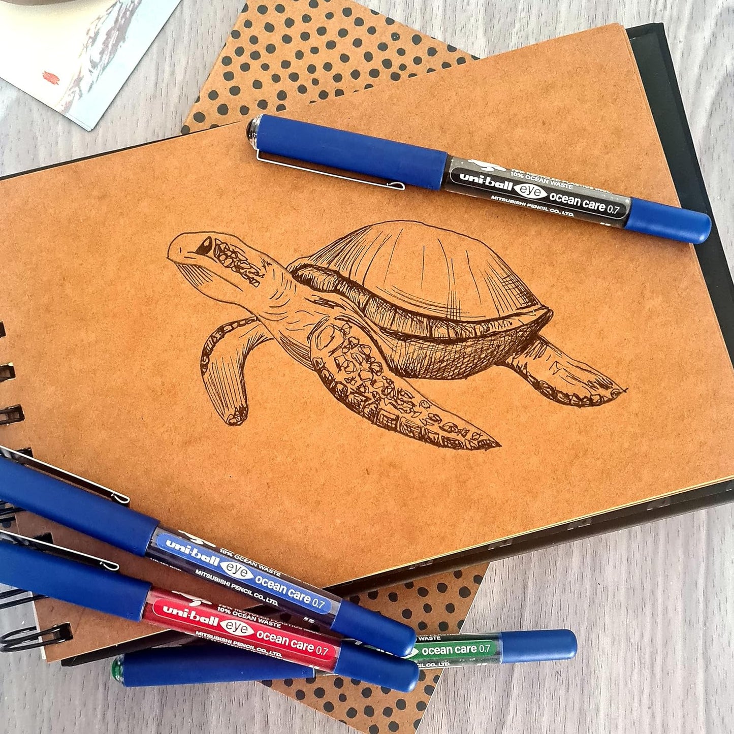 stylo roller ocean care noir