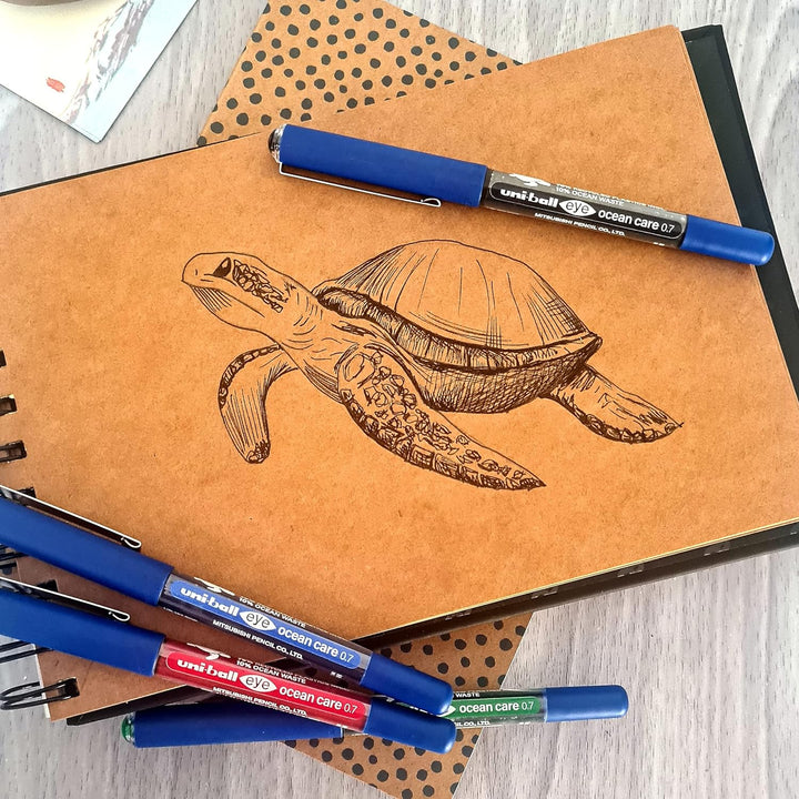 stylo roller ocean care noir