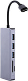 Hub usb-c -9 en 1 plug and play sans installation