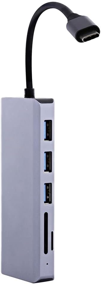 Hub usb-c -9 en 1 plug and play sans installation