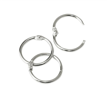 Anneaux brisés 25mm lot de 10