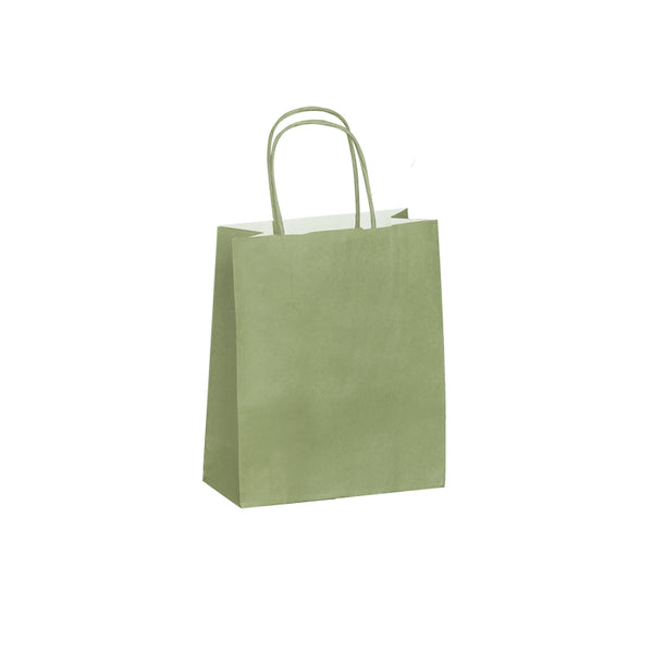 Sac cadeau kraft 18x22 cm - Poignées torsadées