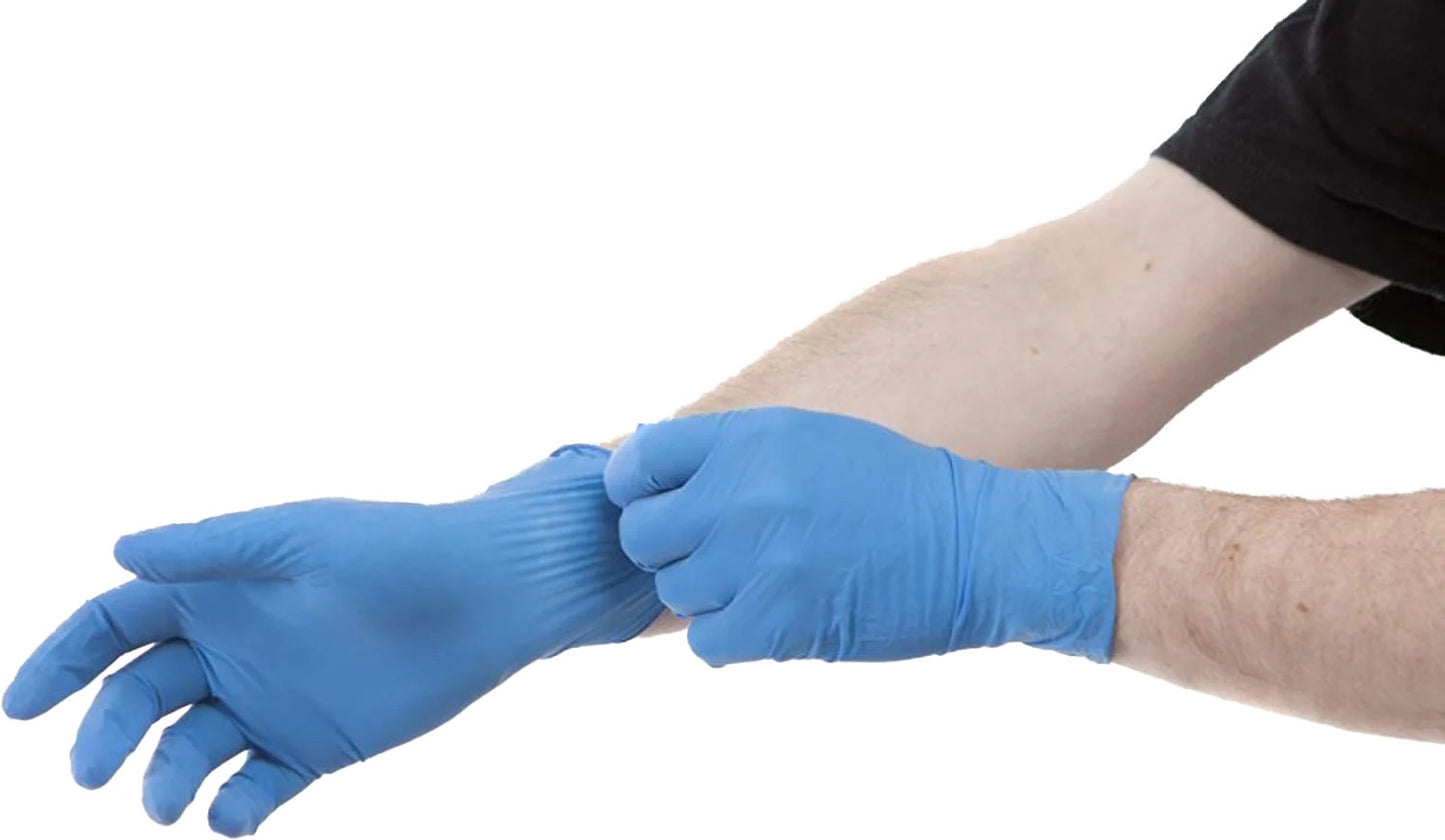 Gant nitrile non poudré taille S - Boîte de 100