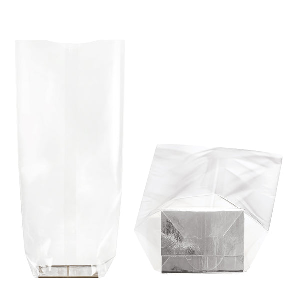 Sachets d'emballage 10x22 cm - Fond carton résistant