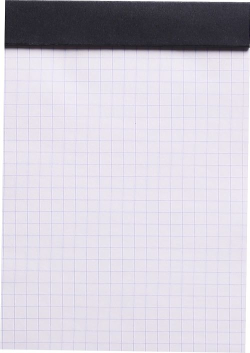 Bloc rhodia 105x148 80f 5x5noir
