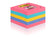 Bloc cube post it super sticky 76x76-440f assorties