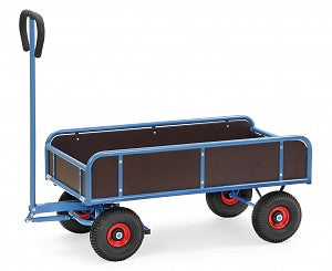 Chariot de Transport Léger - Capacité 400 kg, Roues Gonflables
