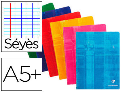Cahier 17x22 pique 48 pages seyes 6375/1