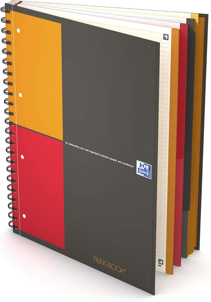 Cahier notebook A4+ Quadrillé - 200 Pages, Couverture Rigide