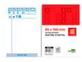 Bloc restaurant maitre hotel 8,5x15 -numérotés 1-50 dupli