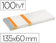 Bloc vendeur à souche numeroté -100feuilles orange