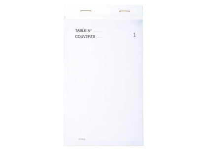 Bloc restaurant maitre hotel 9,5x17 -numérotés 1-50 dupli