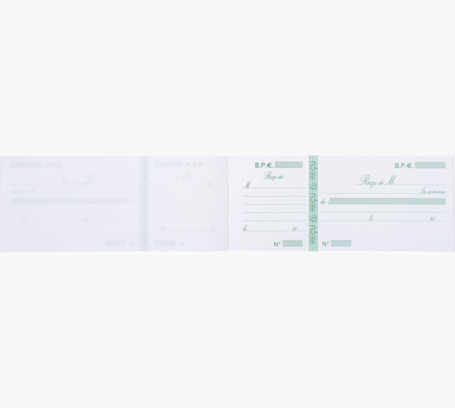 Carnet de recus ref 10