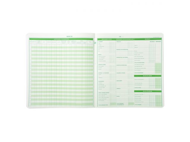 Registre depenses menageres ref 78