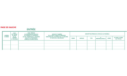 Registre exacompta ref 4441