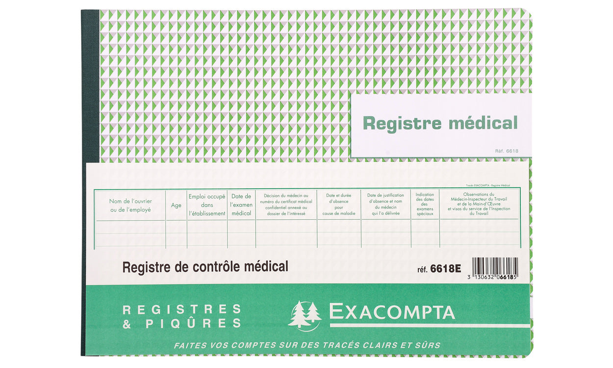Registre contr. medical ref 6618