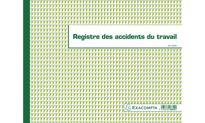 Registre Accidents Du Travail6619