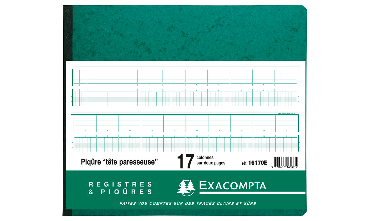 Registre exacompta ref 16170