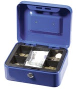 Caissette a monnaie 20x16x9cm bleu