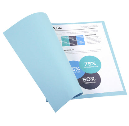 Chemises 170g standard paquet 100 bleu clair