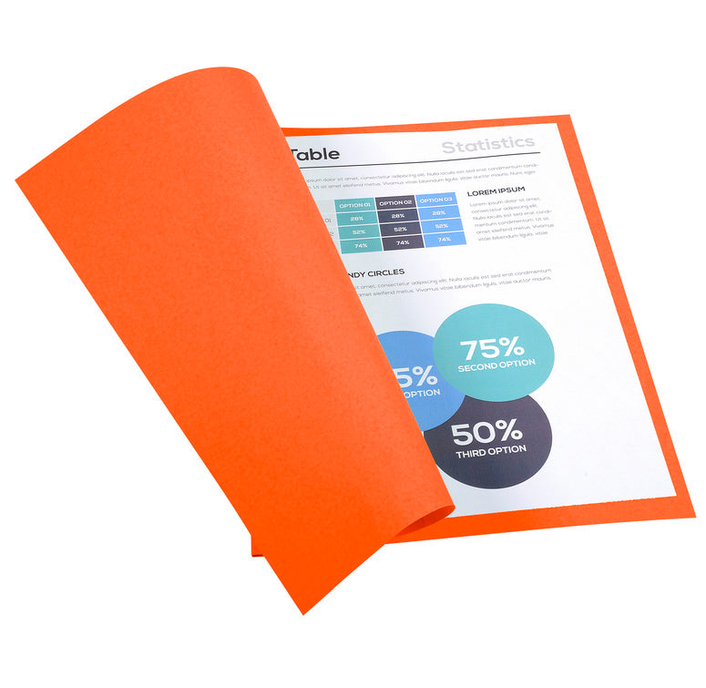 Chemises 170g standard paquet 100 orange
