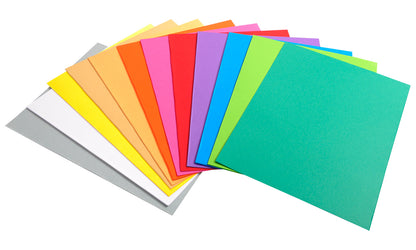 Chemise rocks  24x32cm paquet de 100 couleurs assorties