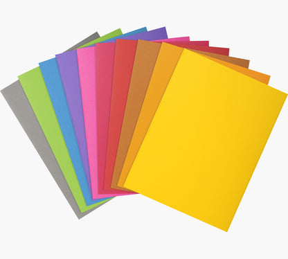 Chemise rocks  24x32cm paquet de 100 couleurs assorties