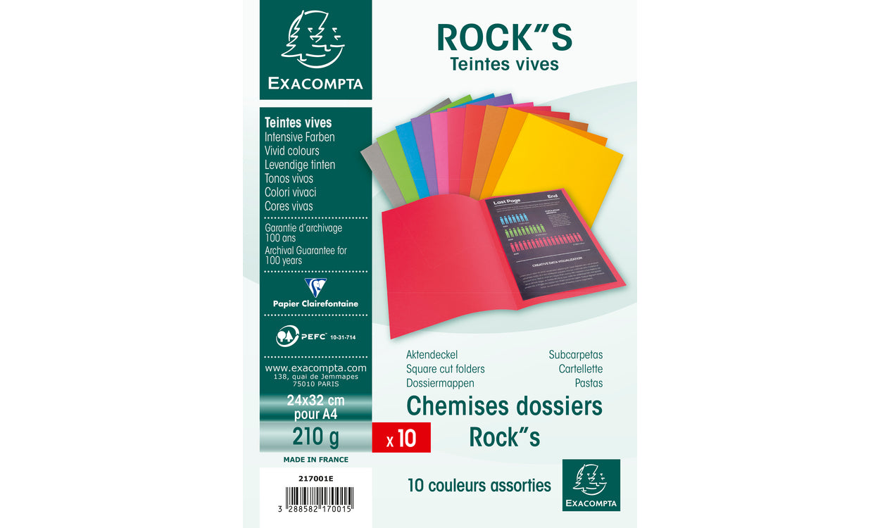 Chemises rock assorties p/10