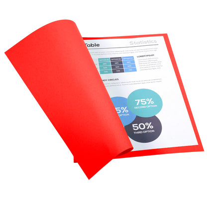 Chemises Rigides A4 210g - Capacité 200 Feuilles
