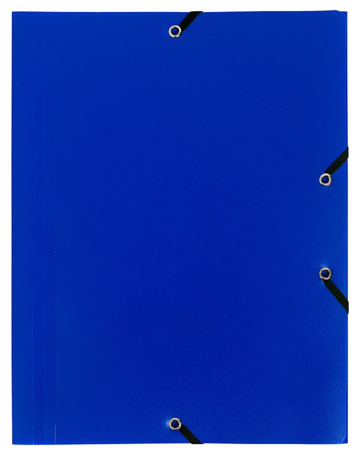 Chemise 3 rabats élastique polypropylène eco bleu