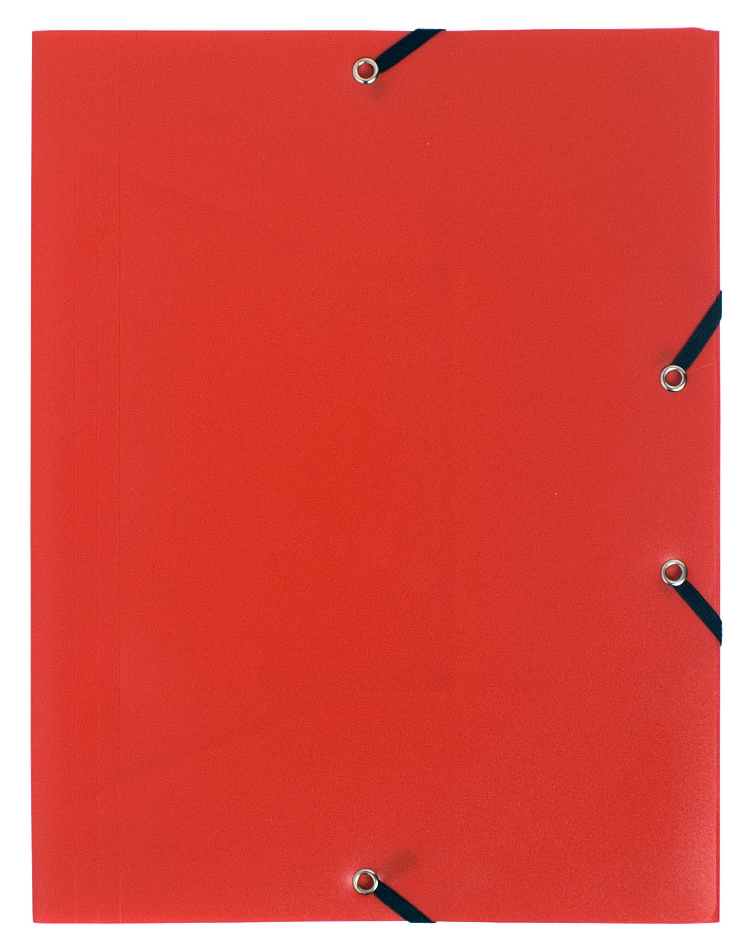 Chemise 3 rabats élastique polypropylène eco rouge