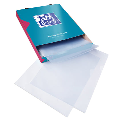 Pochettes Coin A4 - PVC Lisse 15/100ème - Lot de 100