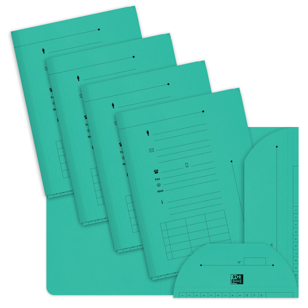 Sous-Dossier A4 - 240g - Vert Pastel - Pack de 25