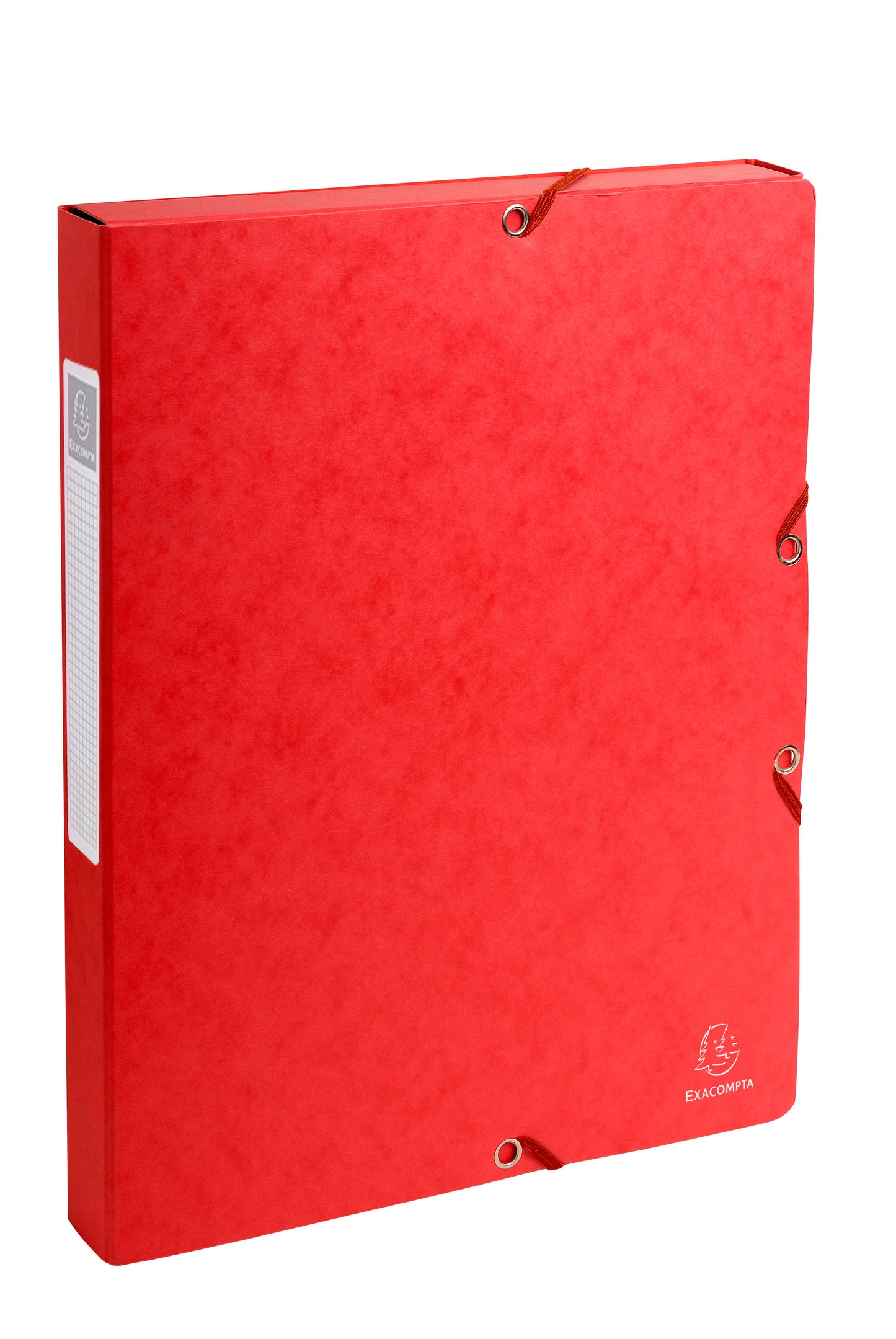 Boite de classement 7/10 dos 25mm rouge