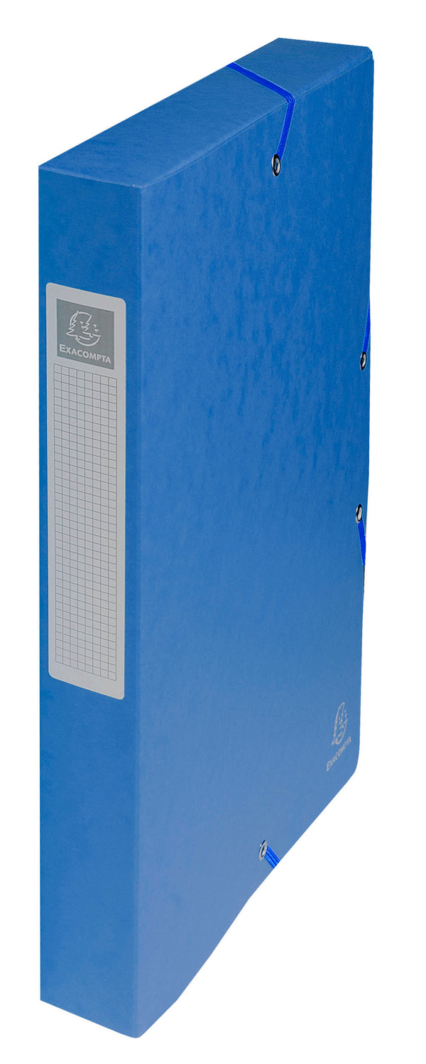 Boite de classement 7/10 dos 40mm bleu