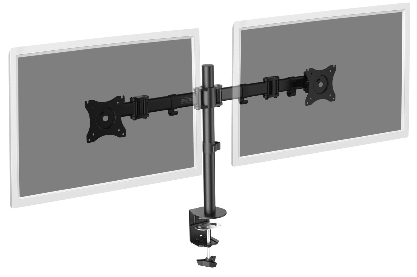 Bras pour deux écrans - réglable et ergonomique