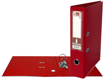 Classeur liderpapel a4 dos 75 mm rouge