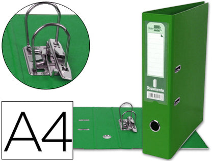 Classeur liderpapel a4 dos 75 mm vert foncé