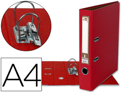 Classeur liderpapel a4 dos 52 mm rouge