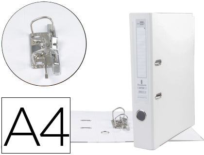 Classeur liderpapel a4 dos 52 mm blanc