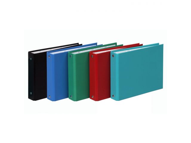 Classeur pour fiches A5 2 anneaux 25mm  assorti