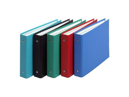 Classeur pour fiches A5 2 anneaux 25mm  assorti