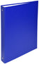 Classeur 4 anneaux dos40mm couverture rigide bleu