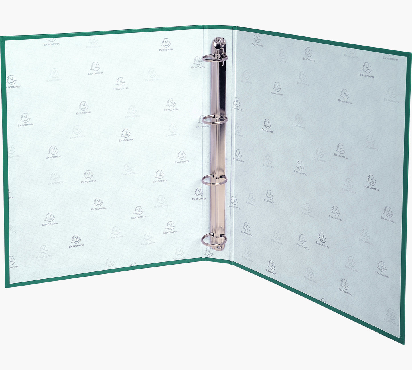 Classeur 4 anneaux dos40mm couverture rigide vert