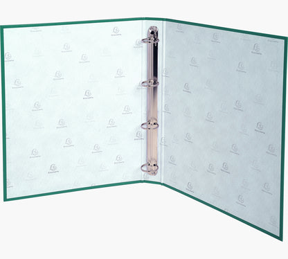 Classeur 4 anneaux dos40mm couverture rigide vert