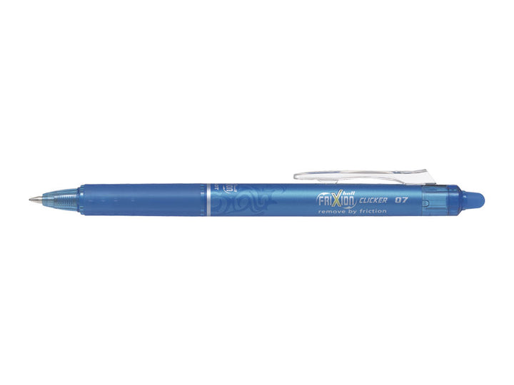 Stylo roller frixion ball clicker 07  écriture turquoise